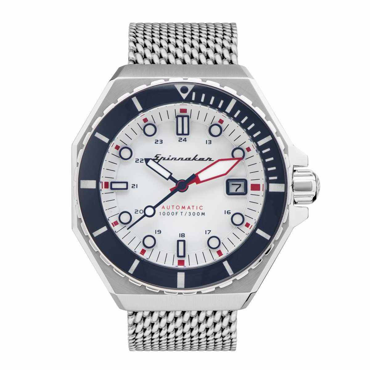 Montre Homme Spinnaker DUMAS en acier argenté