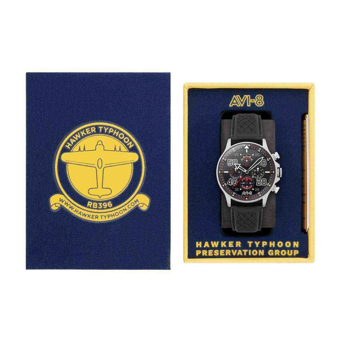 Montre Homme AVI-8 Hawker Typhoon - Quartz Chronographe - AV-4093-01 Montre Homme AVI-8 Hawker Typhoon - Quartz Chronographe - AV-4093-01