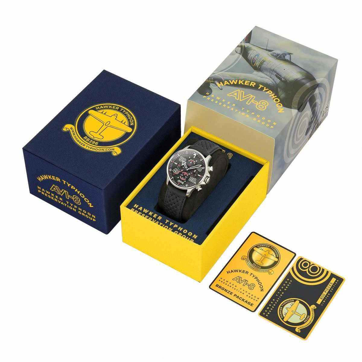 Montre Homme AVI-8 Hawker Typhoon - Quartz Chronographe - AV-4093-01 Montre Homme AVI-8 Hawker Typhoon - Quartz Chronographe - AV-4093-01