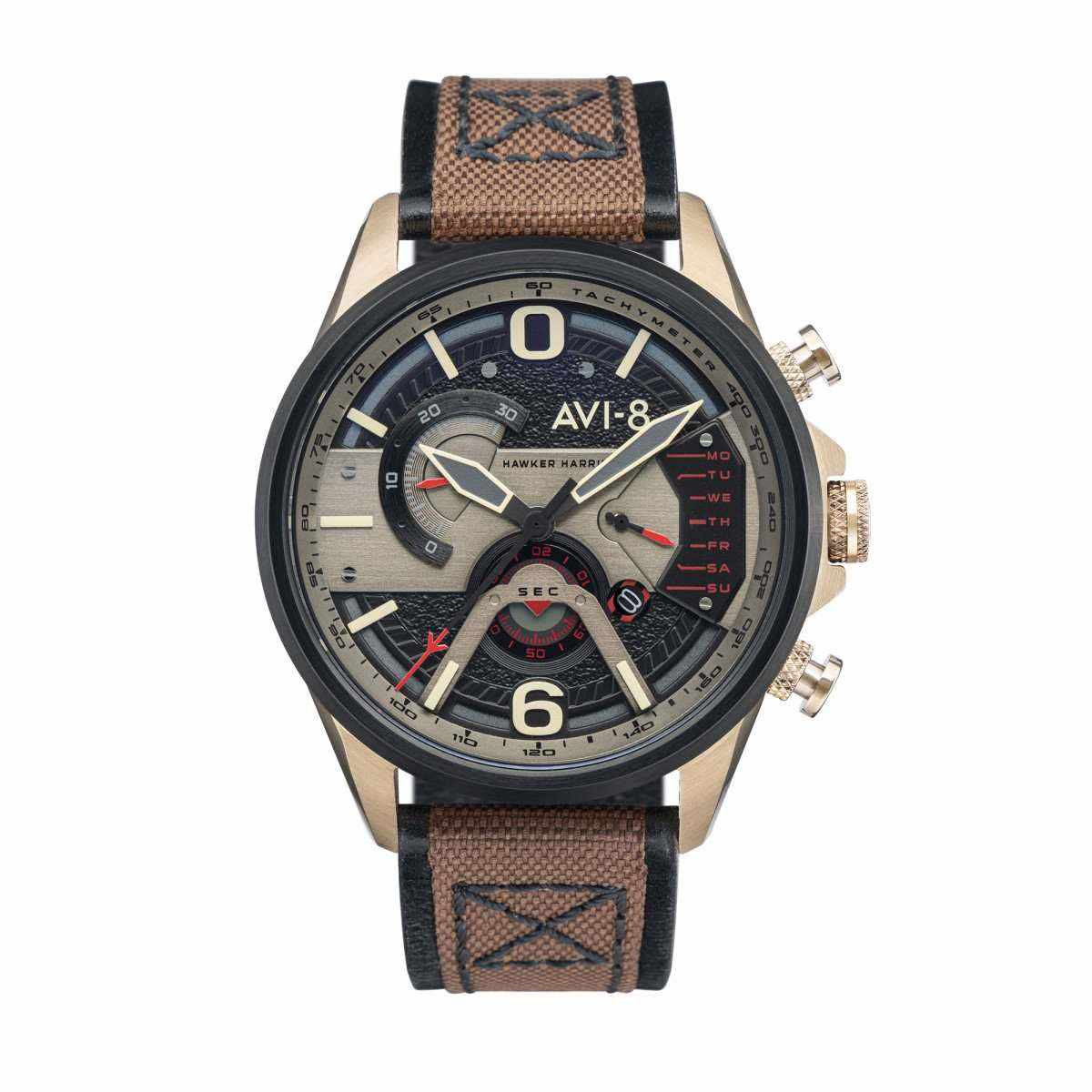 Montre Homme AVI-8 Hawker Harrier II - Quartz Chronographe - AV-4056-06 Montre Homme AVI-8 Hawker Harrier II - Quartz Chronographe - AV-4056-06