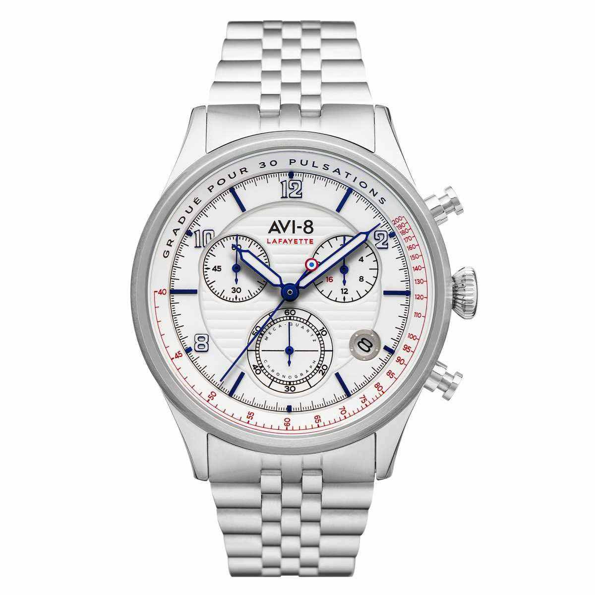 Montre AVI-8Flyboy Lafayette - Quartz Chronographe - AV-4076-11 Montre AVI-8 Flyboy Lafayette - Quartz Chronographe - AV-4076-11