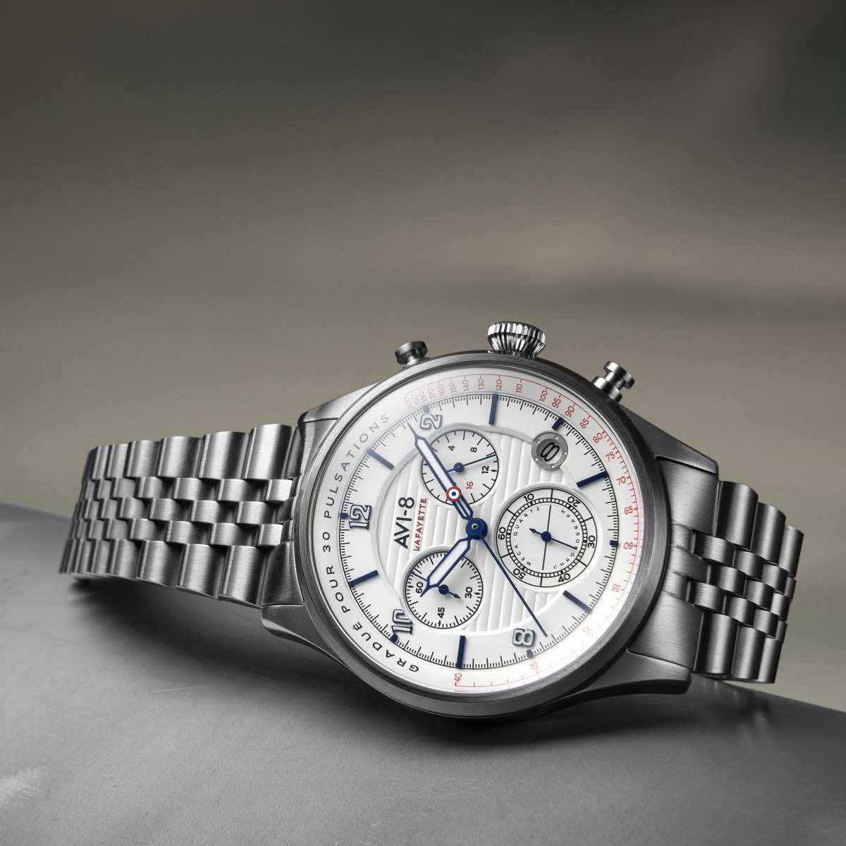 Montre AVI-8Flyboy Lafayette - Quartz Chronographe - AV-4076-11 Montre AVI-8 Flyboy Lafayette - Quartz Chronographe - AV-4076-11