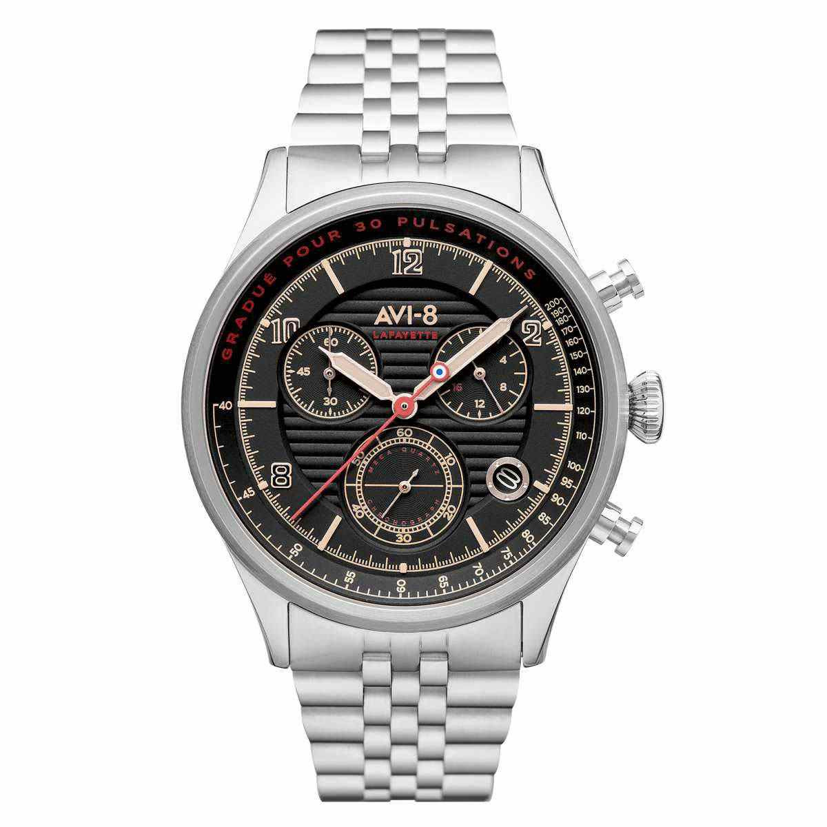 Montre AVI-8 Flyboy Lafayette - Quartz Chronographe - AV-4076-33