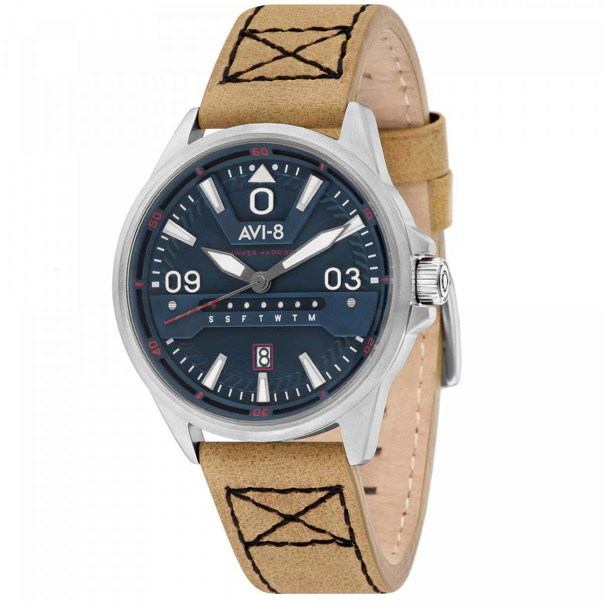 Montre AVI-8 Hawker Harrier II Cadran bleu AV-4063-02 Montre AVI-8 Hawker Harrier II Cadran bleu AV-4063-02