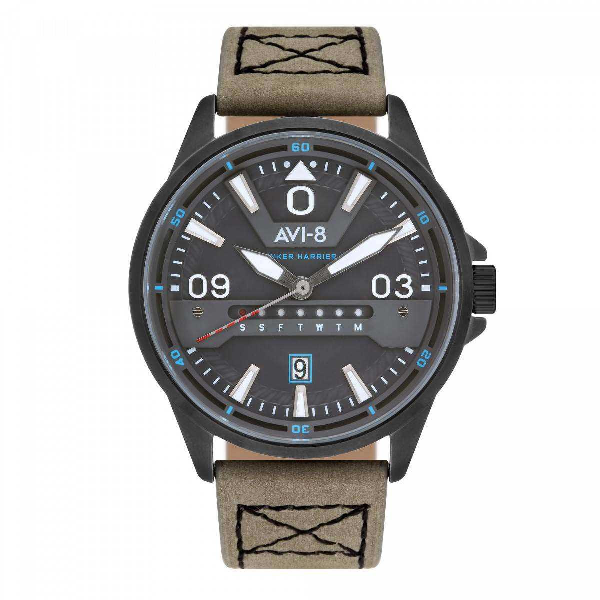 Montre AVI-8 Hawker Harrier II Cadran gris AV-4063-03 Montre AVI-8 Hawker Harrier II Cadran gris AV-4063-03