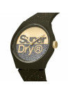 Montre femme Superdry Urban Shine - cadran doré - bracelet vert