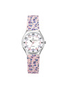 Montre Fille LuluCastagnette Mini Starbracelet rose motif liberty - 38827