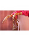 Bracelet manchette "MEXICO'' Émail orange finition dorée
