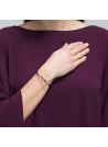 "LA VIE EN ROSE" Jonc rosé bracelet à message