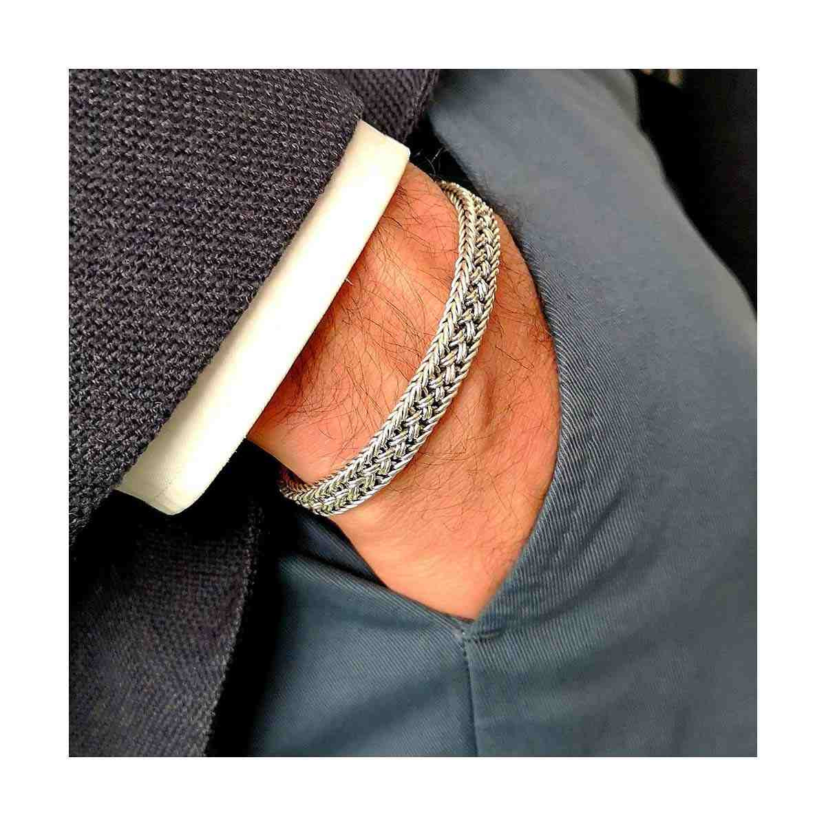 Bracelet Homme en Argent massif 925 - HRM179104 Bracelet Homme en Argent massif 925 - HRM179104