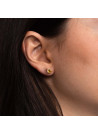 Boucles d'oreilles Or Jaune et Citrine
