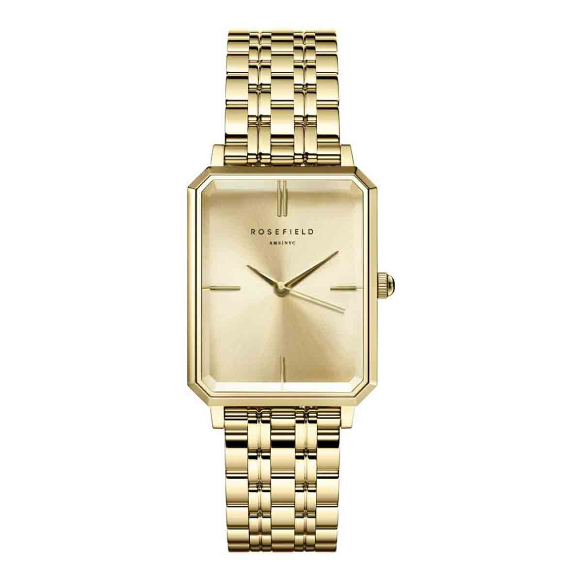 Montre Rosefield Femme "Octagon" Quartz - Boîtier métal doré Montre Rosefield Femme "Octagon" Quartz - Boîtier métal doré - OCGSG-O65