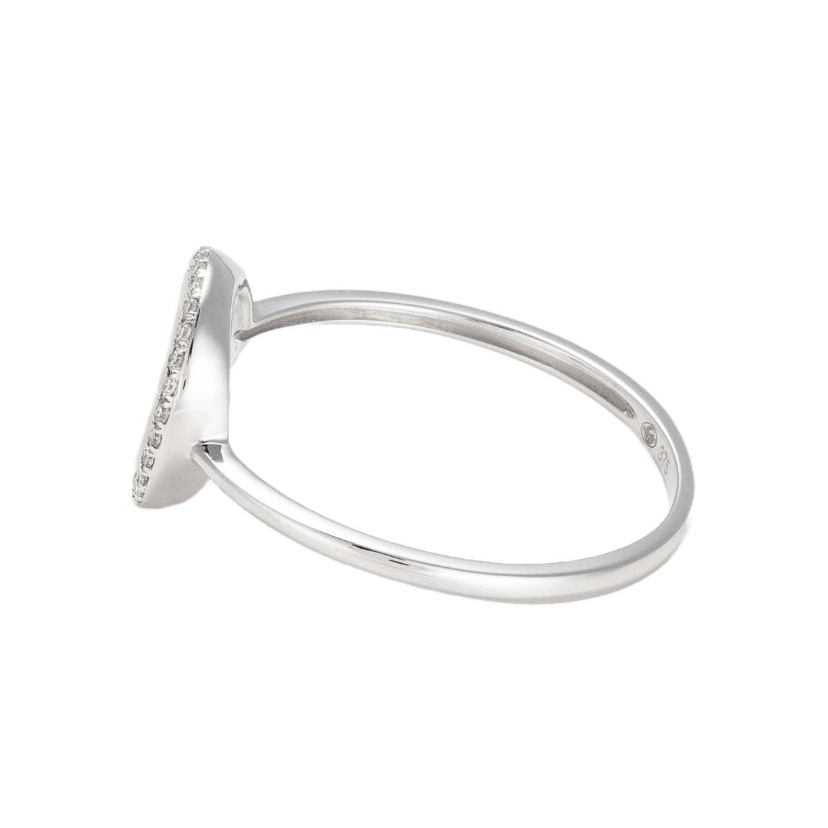 Bague "Nacre" Or blanc Diamants Bague "Nacre" Or blanc Diamants