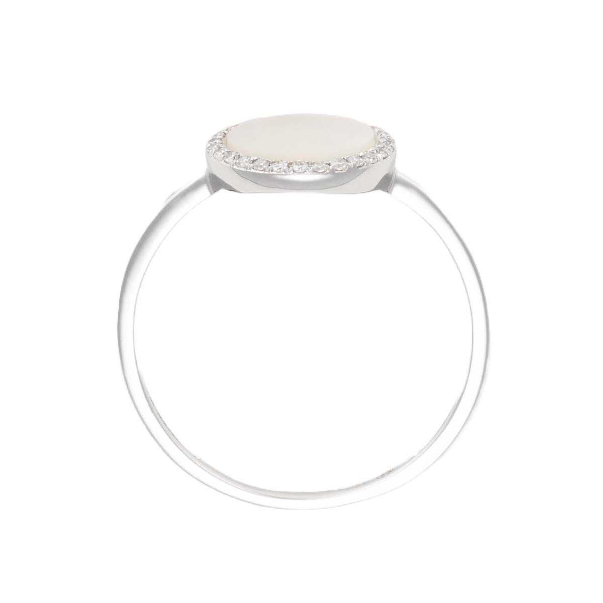 Bague "Nacre" Or blanc Diamants Bague "Nacre" Or blanc Diamants