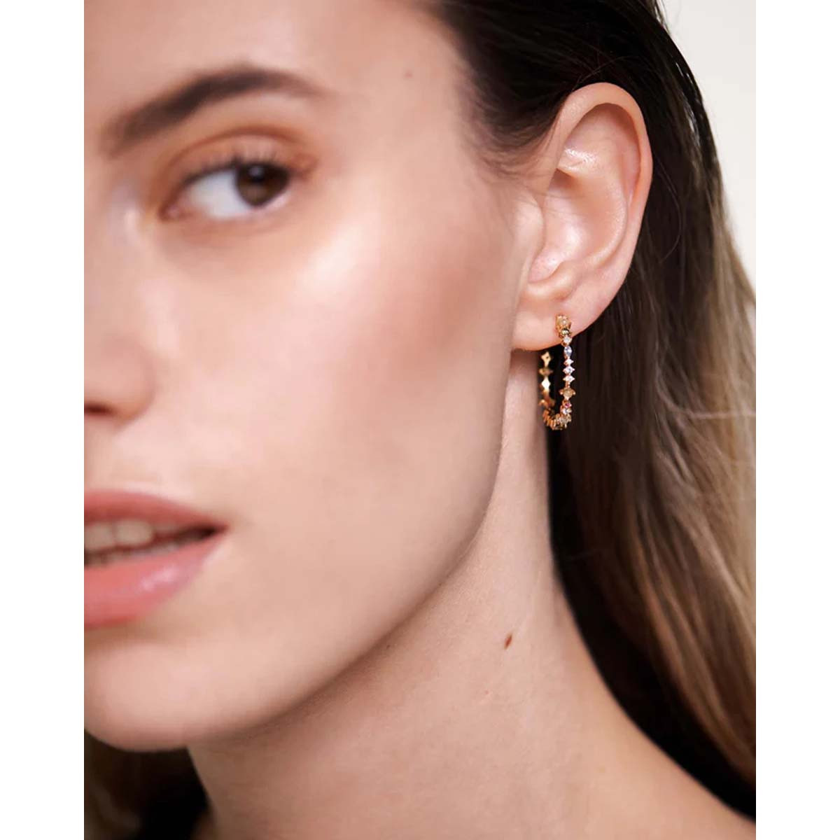 PDPAOLA Boucles d'Oreilles - Halo - en argent doré PDPAOLA Boucles d'Oreilles - Halo - en argent plaqué or - AR01-221-U