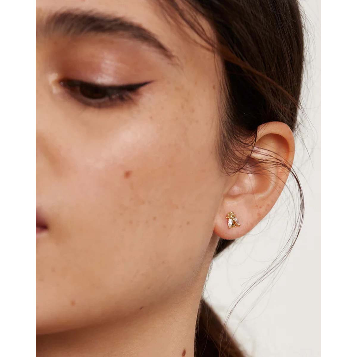 PDPAOLA Boucles d'oreilles - Buzz Gold - en argent doré PDPAOLA Boucles d'oreilles - Buzz Gold - en argent plaqué or - AR01-311-U