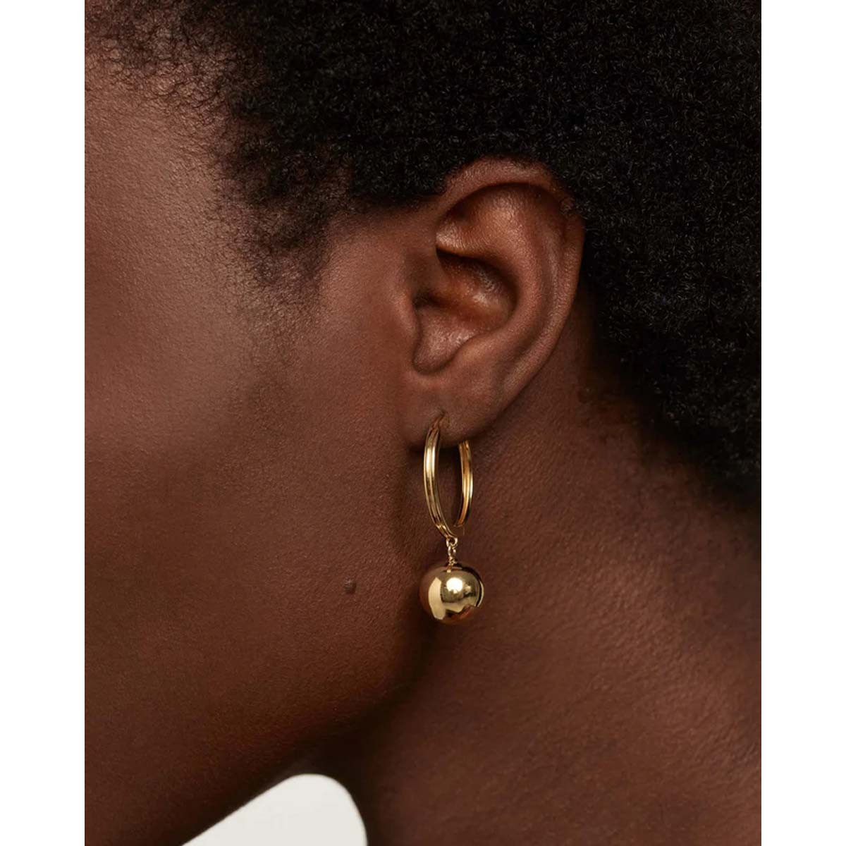PDPAOLA Boucles d'Oreilles - Super Future Gold - argent doré PDPAOLA Boucles d'Oreilles - Super Future Gold - argent plaqué or - AR01-518-U