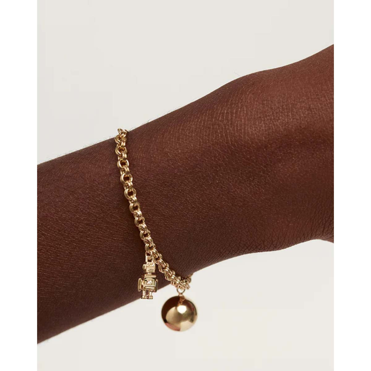 PDPAOLA Bracelet Space Age - Super Future - en argent doré PDPAOLA Bracelet Space Age - Super Future - en argent plaqué or - PU01-163-U
