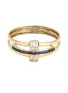 Bague " Dulce " Or Jaune 375/1000