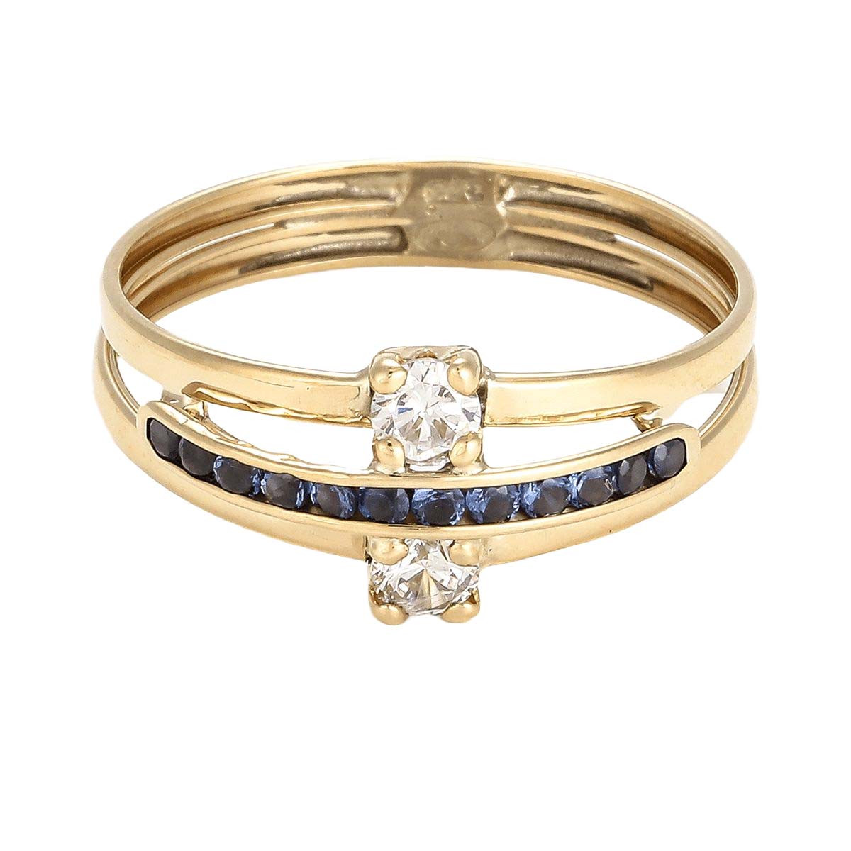 Bague " Dulce " Or Jaune 375/1000 Bague "Vérité" Or jaune