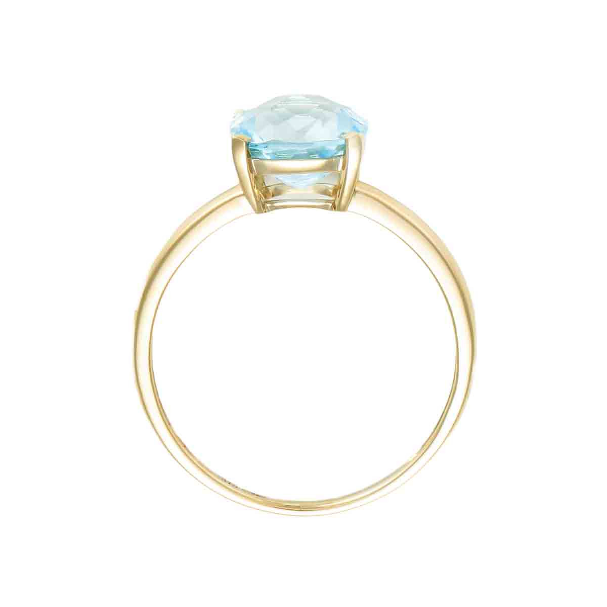 Bague "Douceur Envoûtante" Or jaune et Topaze