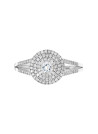 Bague "Darwin Topaze" Or blanc et Diamants