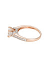 Bague "Chera Topaze" Or et Diamants
