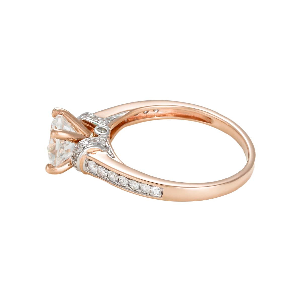 Bague "Chera Topaze" Or et Diamants Bague "Capucine" Or rose et Topaze