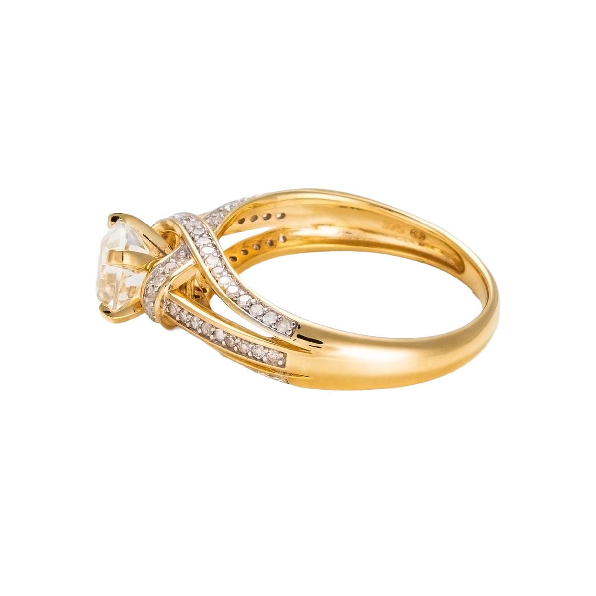 Bague "Mackay" Or et Diamants Bague "Lila" Or jaune et Topaze