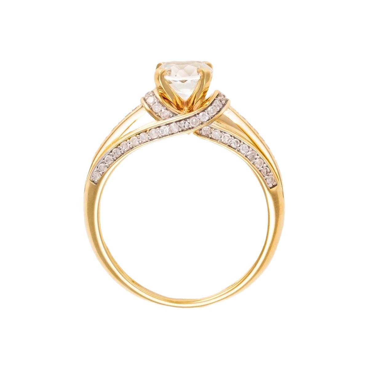 Bague "Mackay" Or et Diamants Bague "Lila" Or jaune et Topaze
