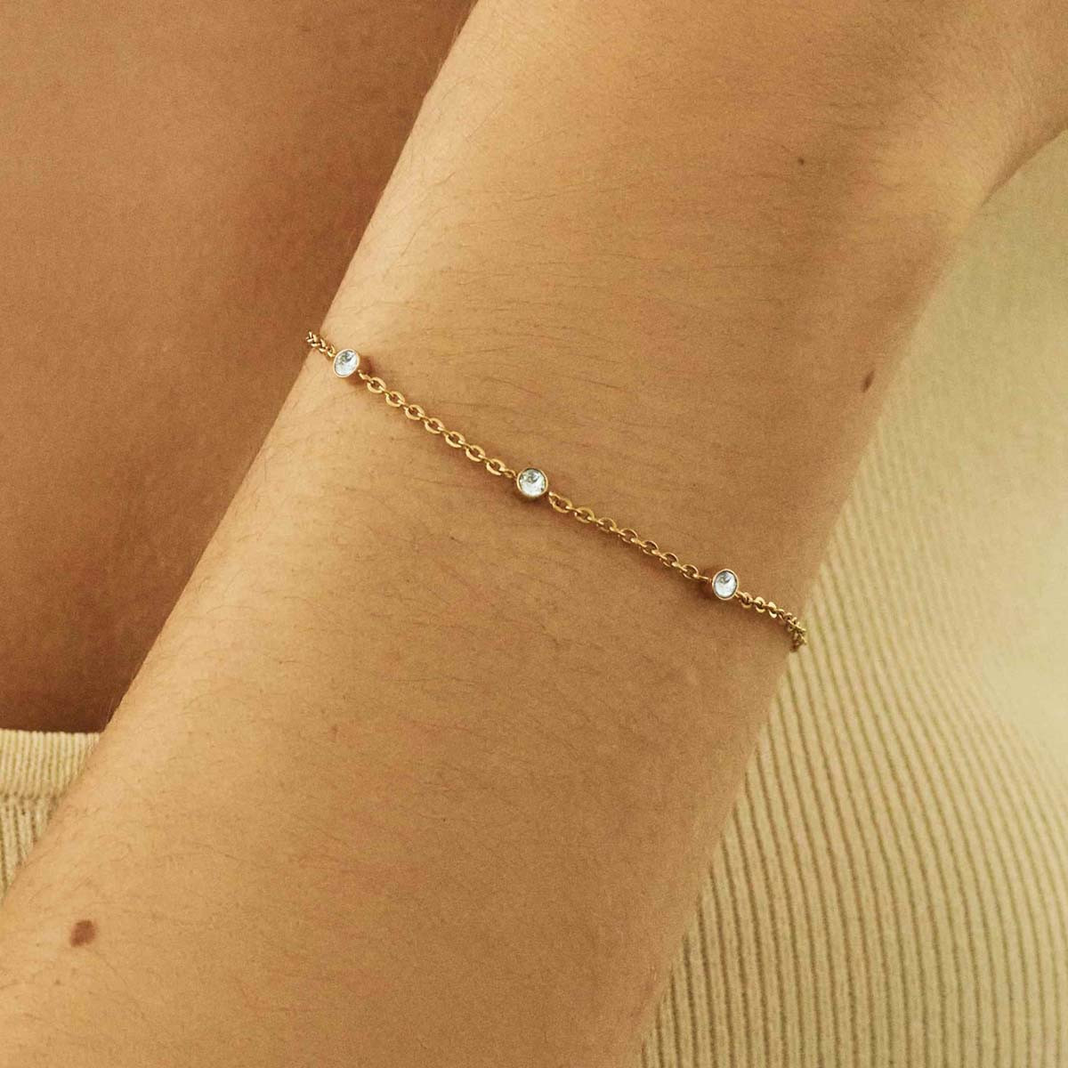 Bracelet Rosefield "Crystal Bracelet Gold" Bracelet Rosefield "Crystal Bracelet Gold" - JTBTG-J430