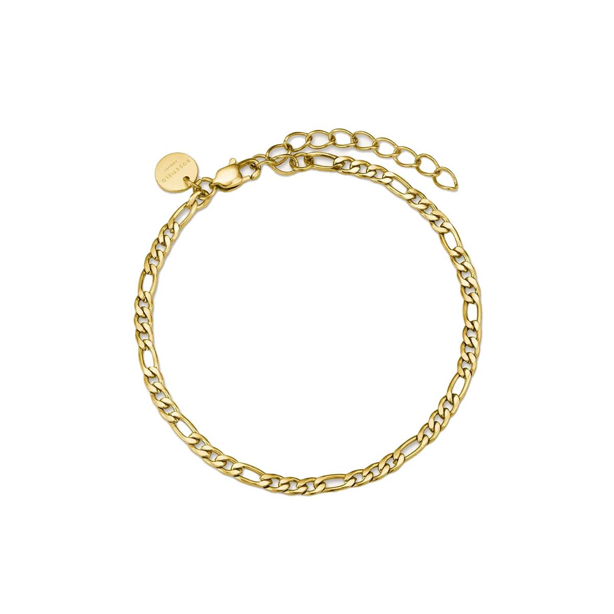 Bracelet Rosefield " Figaro Chain Bracelet Gold" - JBFCG-J532