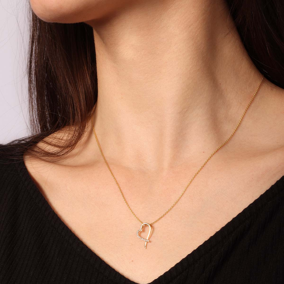 Pendentif "Tender Heart" Or et Diamants Pendentif "Tender Heart" Or et Diamants