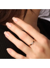 Bague "Dean" Or Jaune et Zirconium