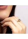 Bague "Topaze Unique"Or et Topaze