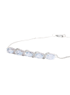 Bracelet Or Blanc Diamant et Topaze
