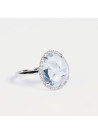 Bague "Bermudes Nouvelles" Or, Topaze et Diamants