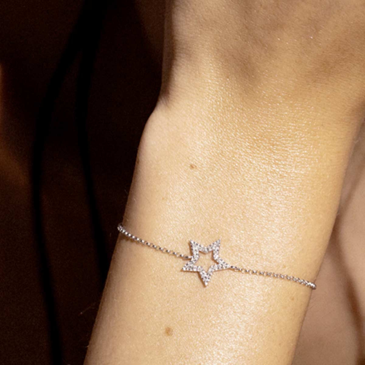 Bracelet "Perfect star" Or et Diamants Bracelet "Retentissante" Or blanc et Diamant