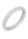 Bague Or Blanc 375/1000 "Tour complet merveilleux 1ct" Diamant 1ct/141