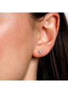 Boucles d'oreilles Or Blanc et Diamant
