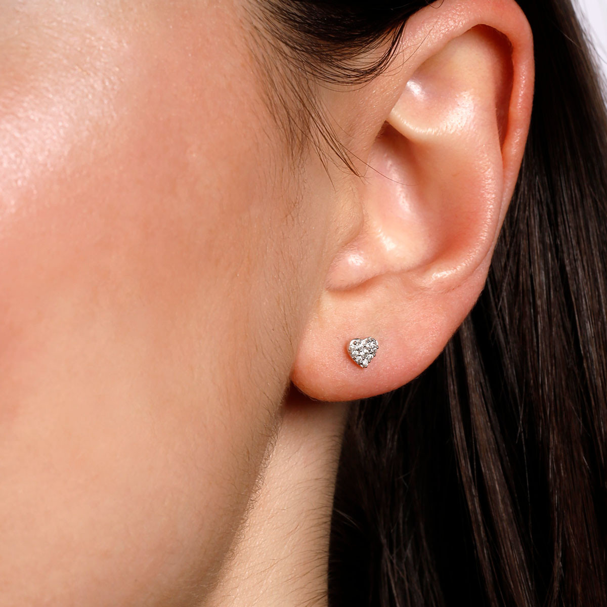 Boucles d'oreilles Or Blanc et Diamant Boucles d'oreilles "Fulgurante" Or blanc et Diamant