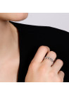 Bague "Héritage" Or blanc et Diamants