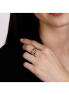 Bague "Méli-mélo" Or jaune et Diamants