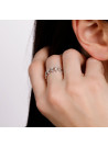 Bague "Héritage" Or blanc et Diamants
