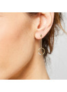 Boucles d'oreilles Alexa Or Jaune et Diamant