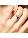 Bague "Héméra" Or, Saphirs et Diamants
