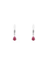 Boucles d'oreilles "Syr-Daria" Or, Rubis et Diamants