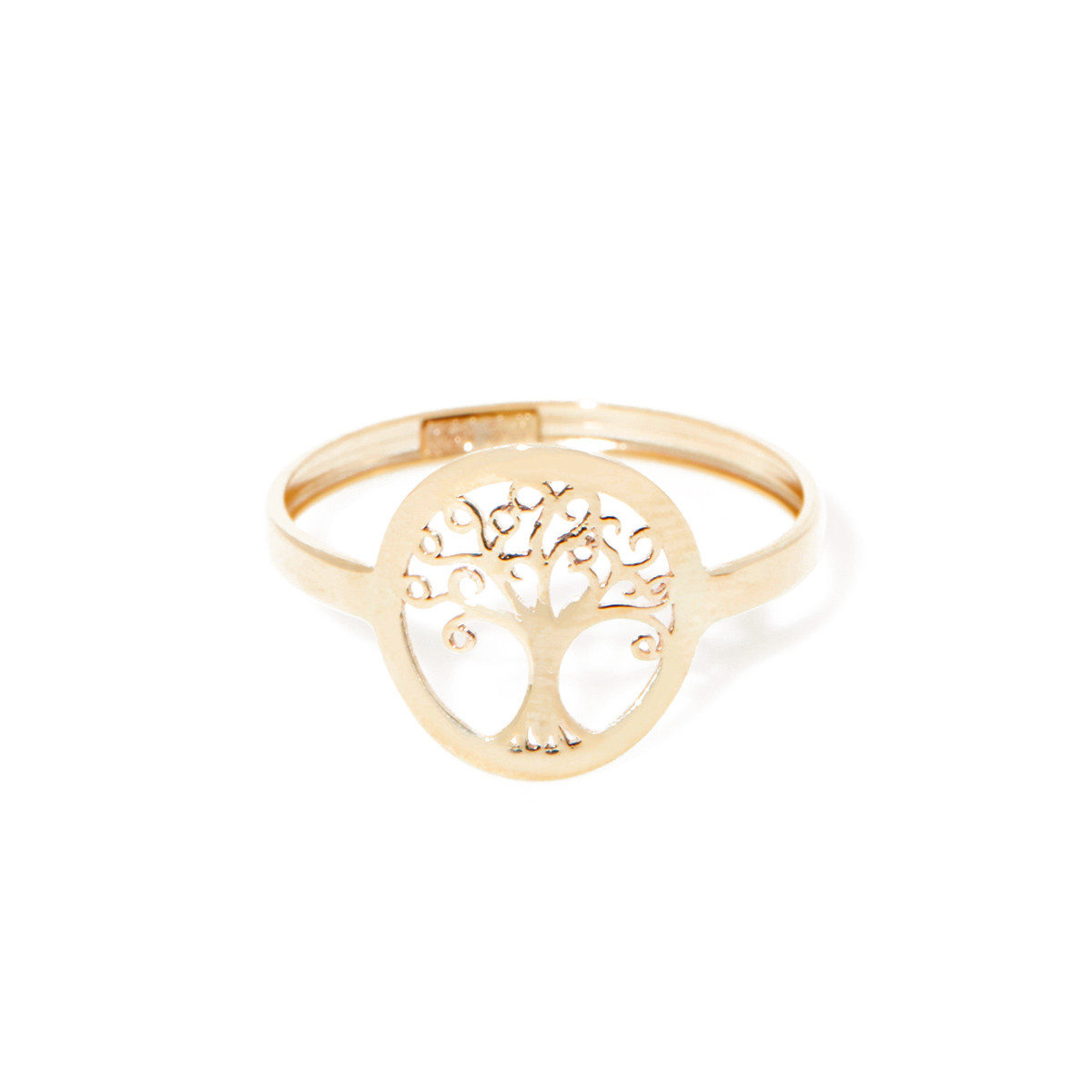 Bague " Arbre de vie tout Or" Or Jaune 375/1000 Bague "Aurore" Or jaune