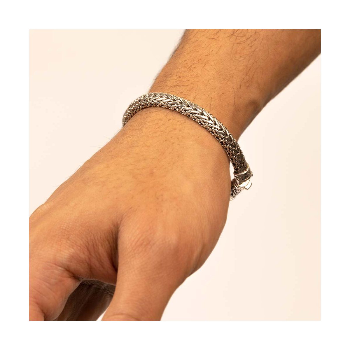 Bracelet Homme Argent 925/1000"Caden" Taille M