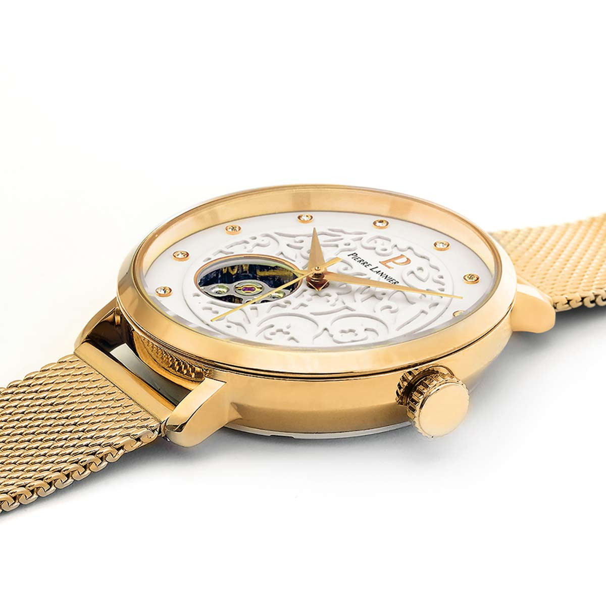 Coffret Montre Pierre Lannier Eolia Automatic Doré - 364J502 Coffret Montre "Eolia" - Pierre Lannier X ZAG Bijoux